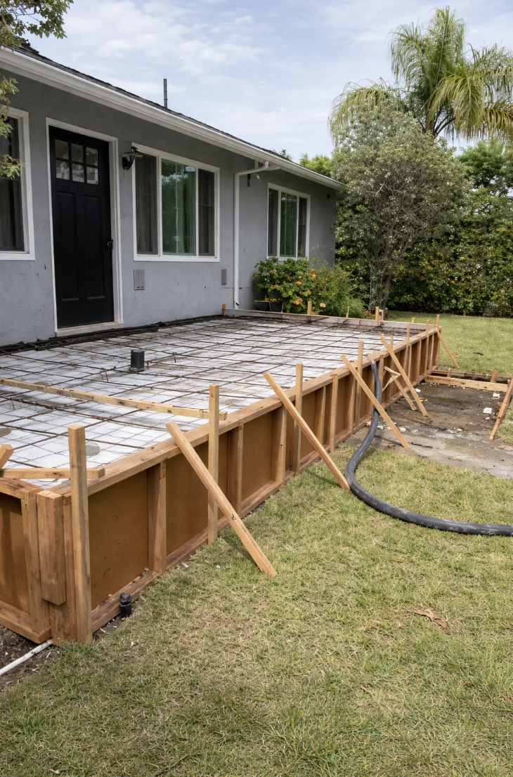 Before: Concrete Porch & Entry