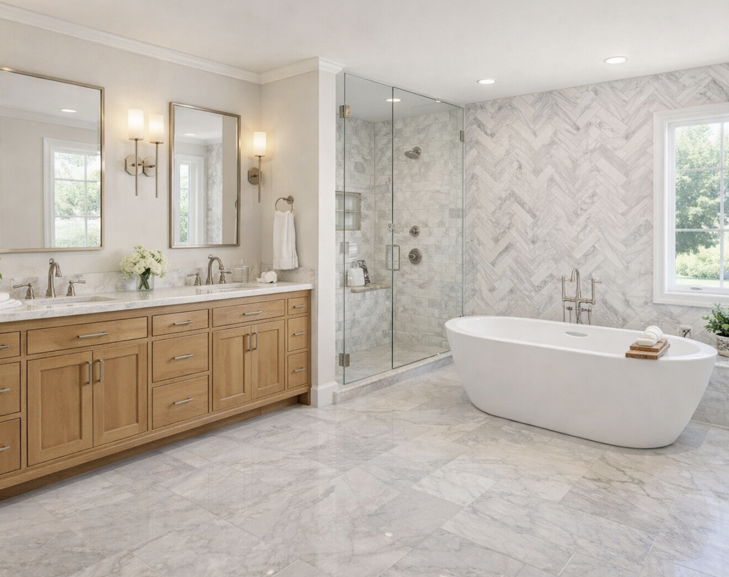 Luxury master bathroom