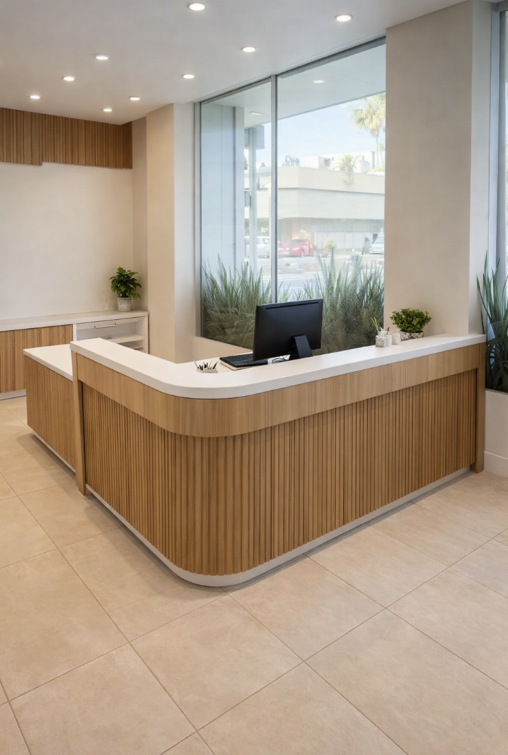 Custom Reception & Millwork